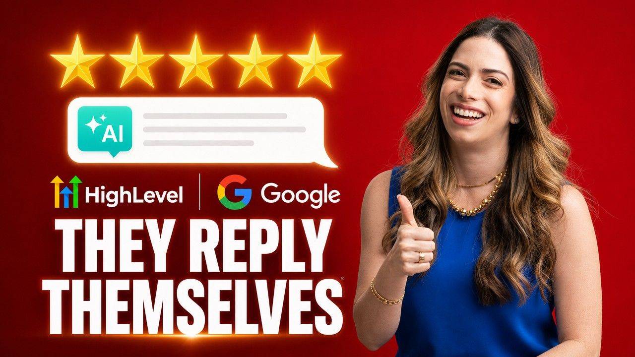 HighLevel reputation module: automatic Google reviews, AI replies and video testimonials