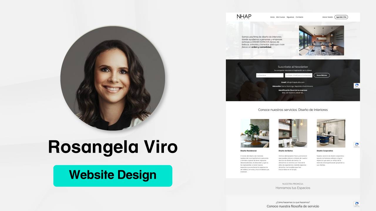 Transforming NHAP Studio: Kajabi Web Design for Interior Designers