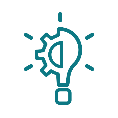 Icon representing practical SEL tools and step-by-step learning modules for parents and educators