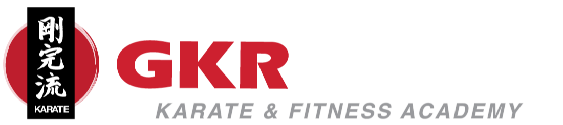 GKR logo in black, red and white