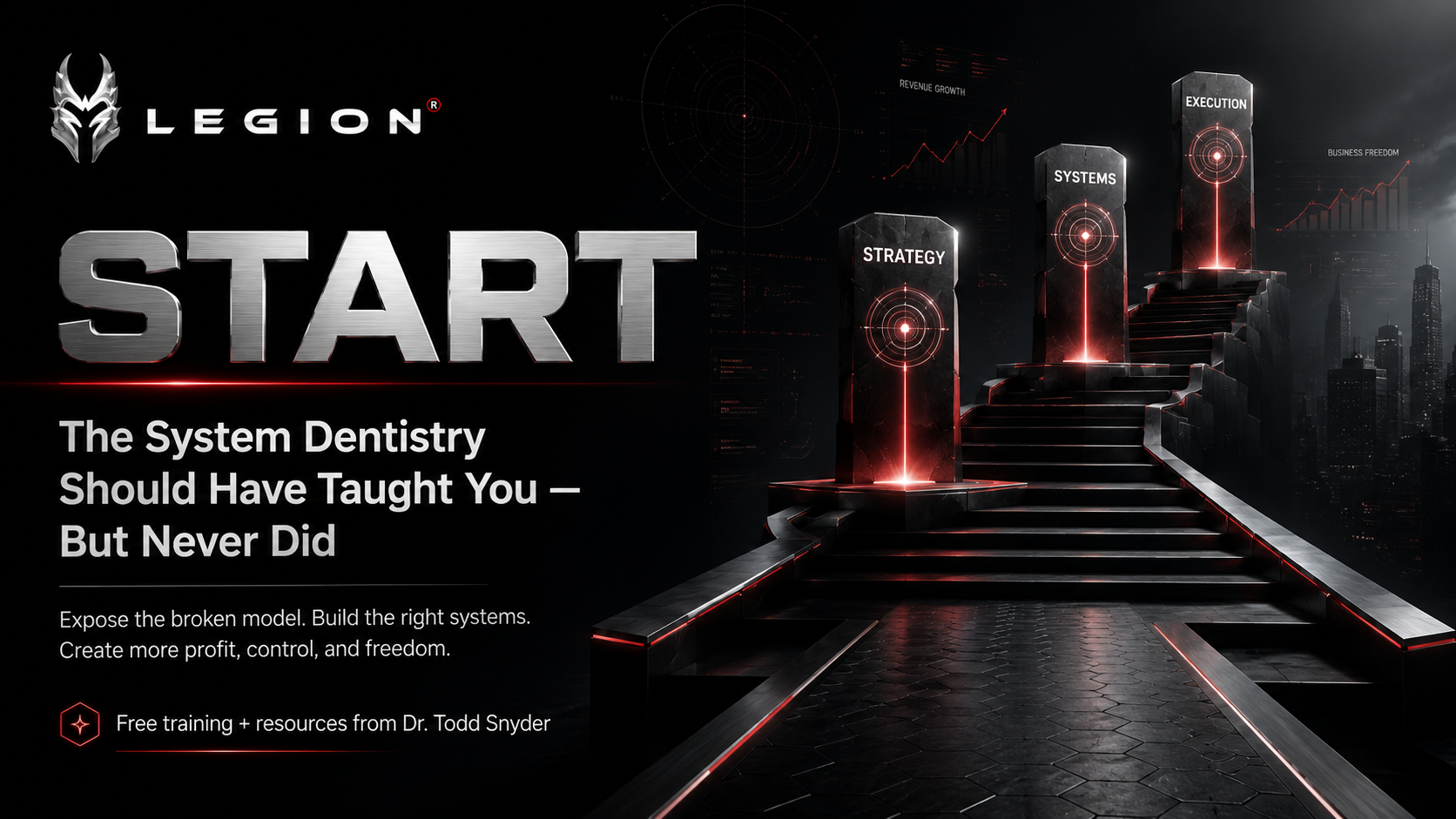 LEGION START — Strategy. Systems. Execution.