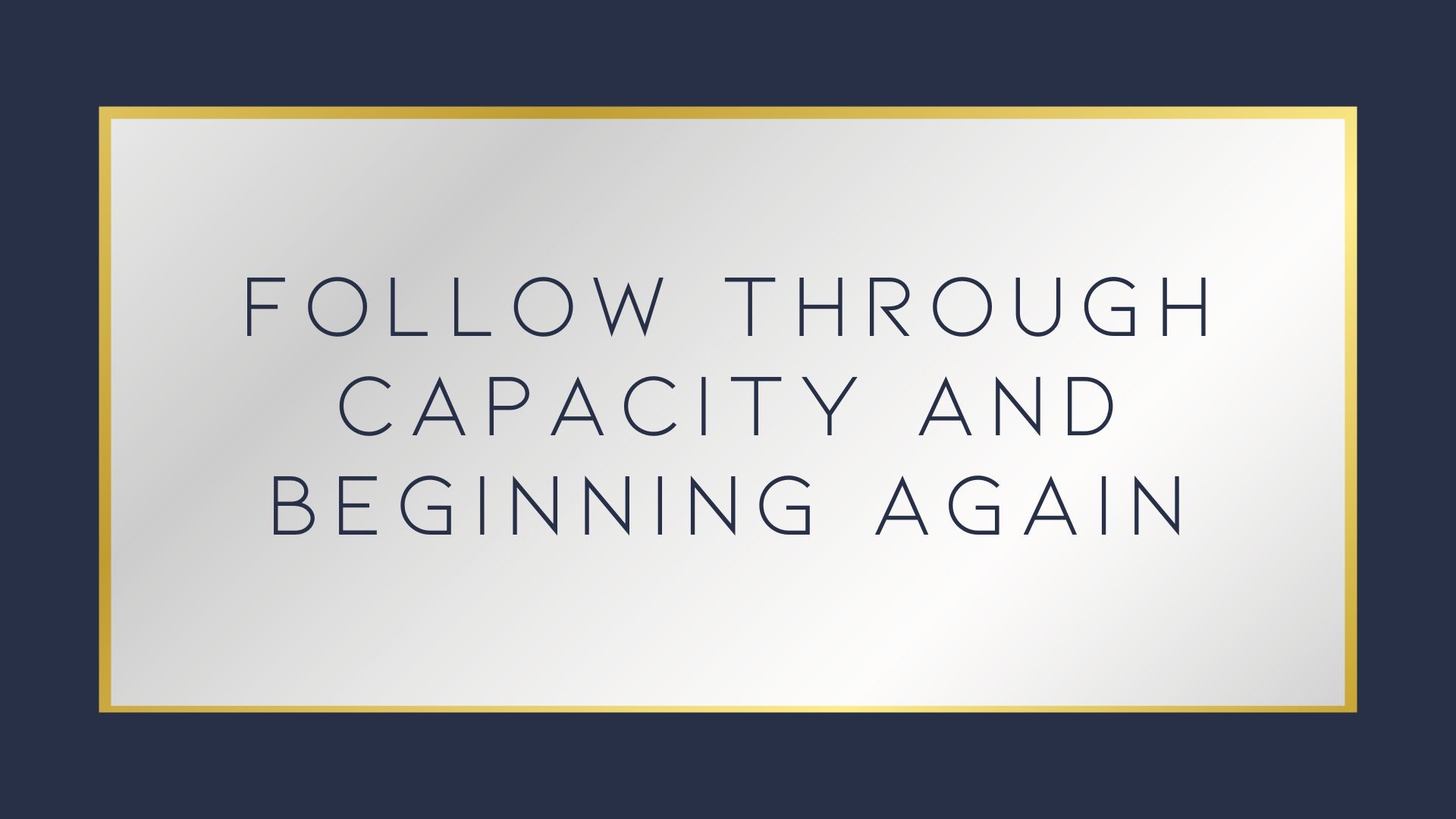 Case Study - Institute of Quantum Frequency -Building capacity to begin again at IQF through the 30-Day Tracking cycle