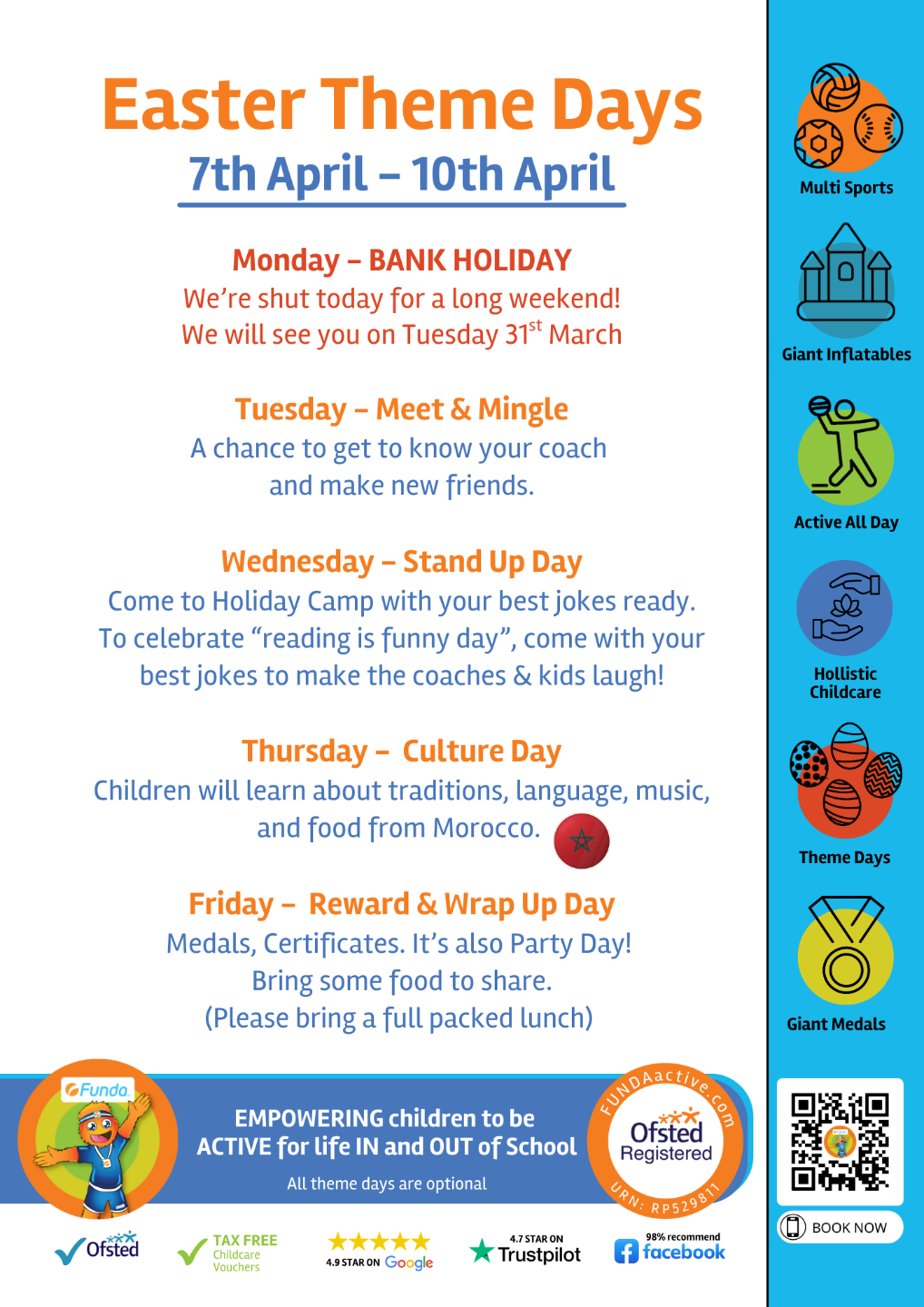 FUNDA Holiday Camp Theme Days