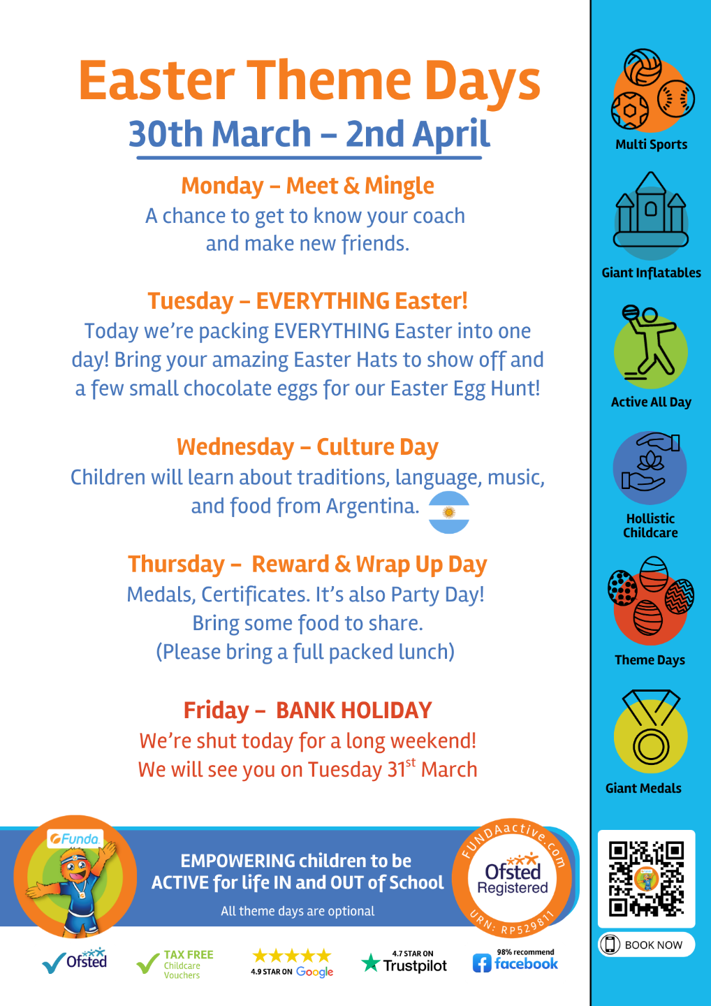 FUNDA Holiday Camp Theme Days
