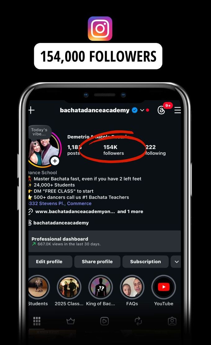 INSTAGRAM FOLLOWERS CAN'T BE WRONG