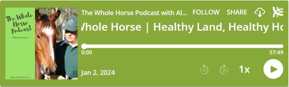 Webinar with Whole Horse Podcast