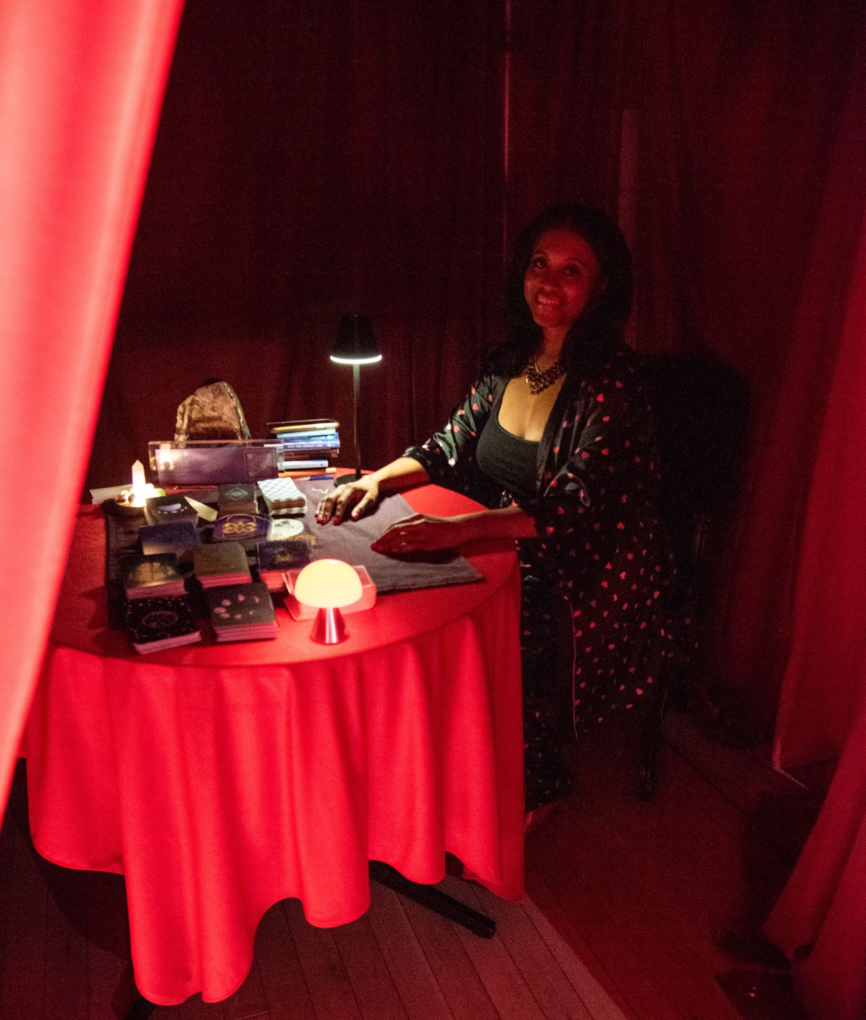Lilith Mystical Agency founder Adama Sesay at Victoria's Secret Activation