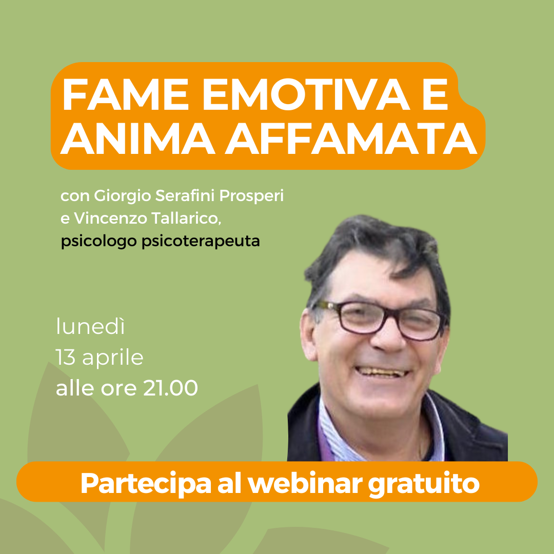Fame emotiva: partecipa al webinar gratuito