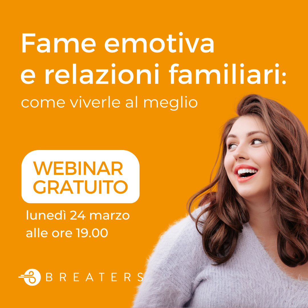 Fame emotiva: partecipa al webinar gratuito