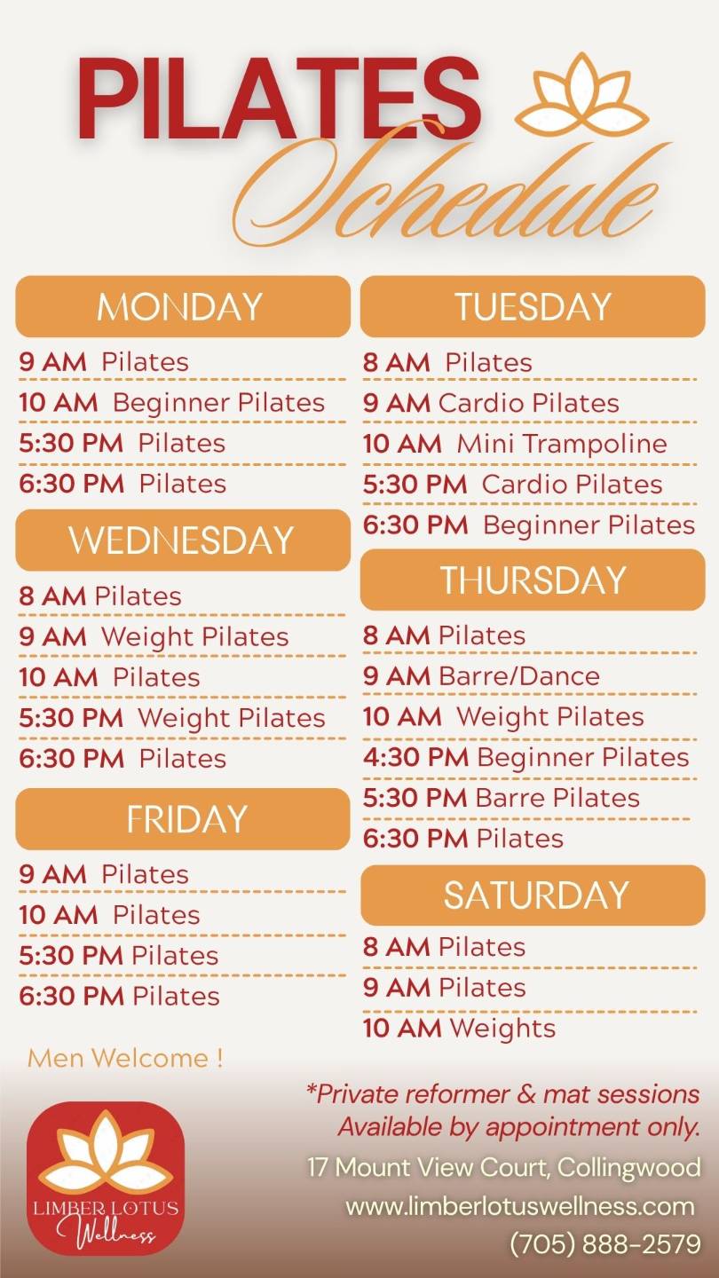 Classes Schedule