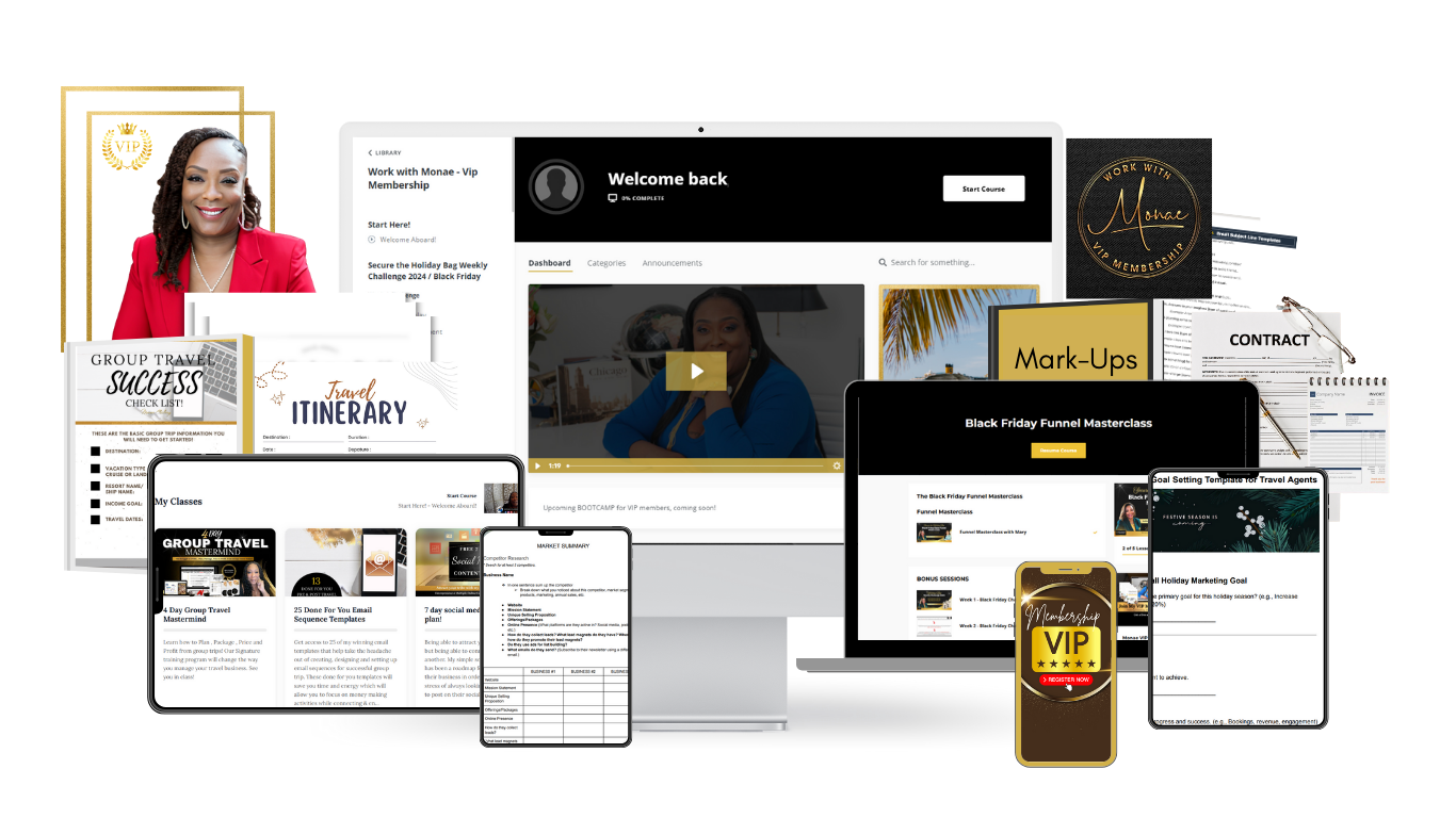 Travel agent coaching and supportive community inside VIP Membership