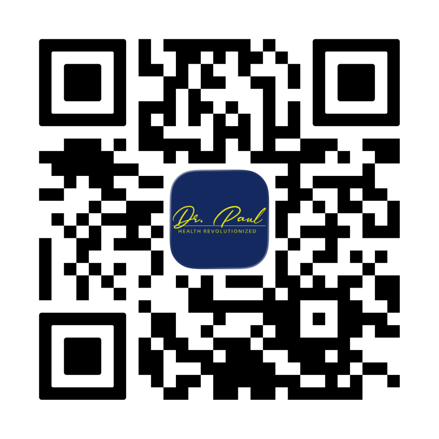 Scan QR code to download the DrPaul app