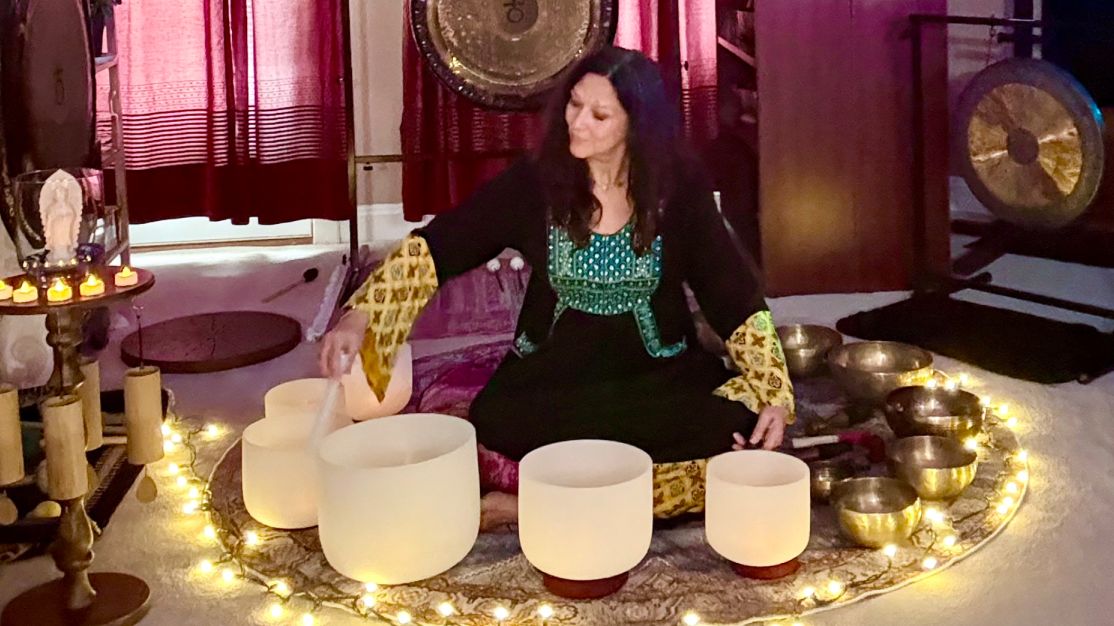 Sound Healer with Crystal Bowls