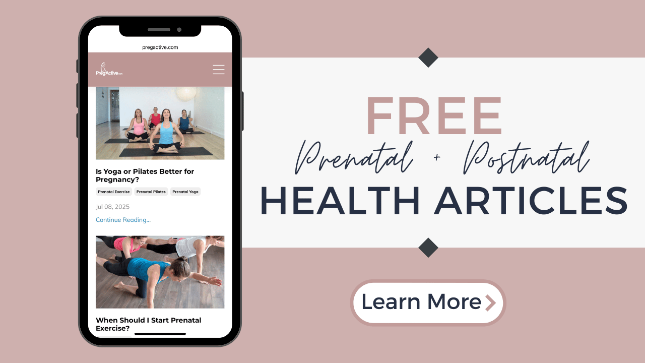 Free Prenatal fitness articles