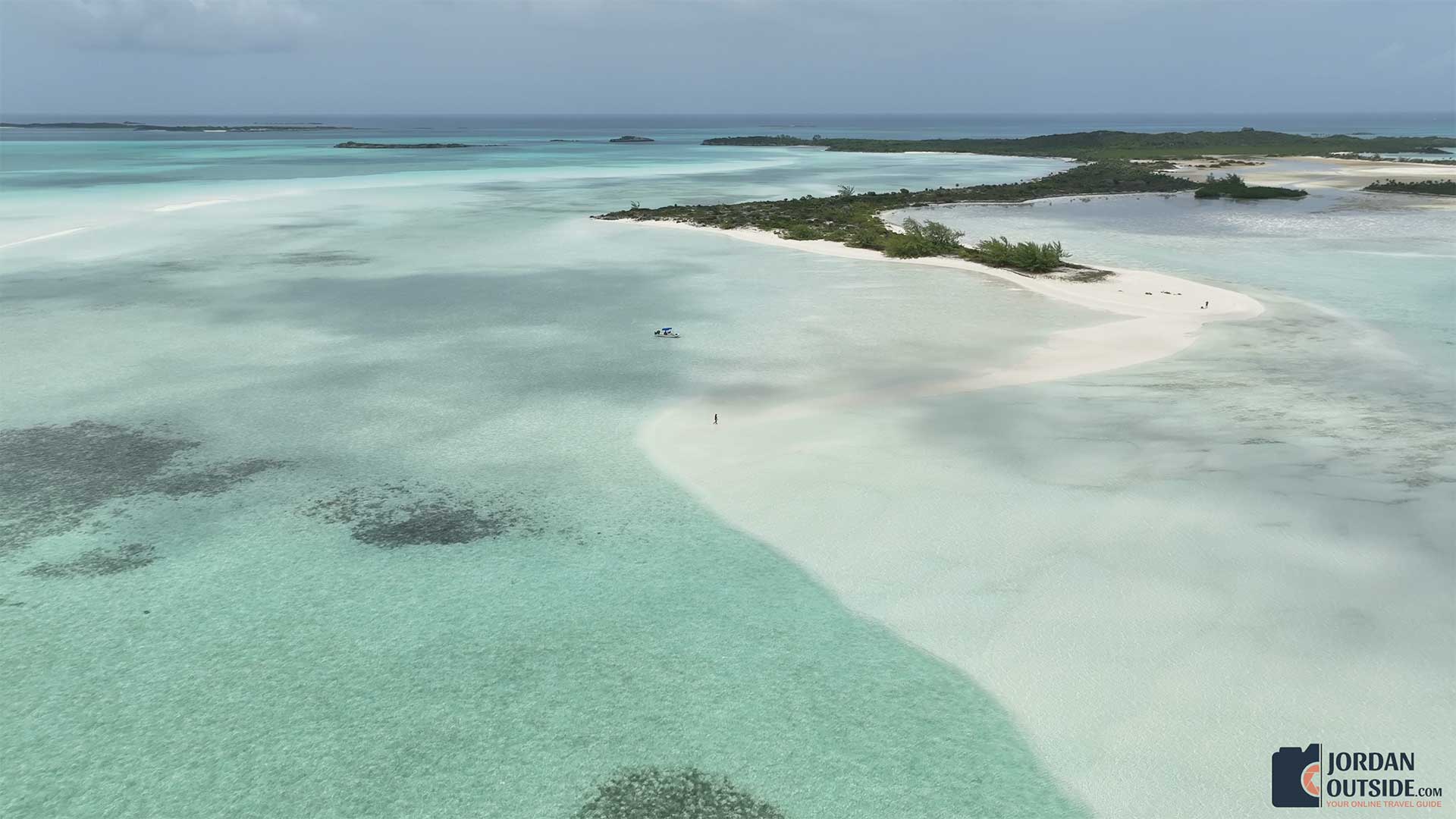 Man-O-War Cay Sandbar and Beach, The Exumas, Bahamas