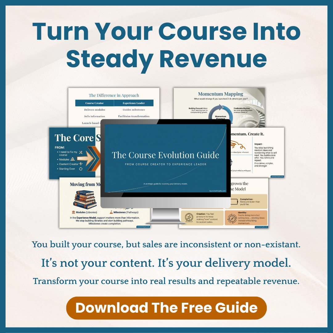 FREE The Course Evolution Guide