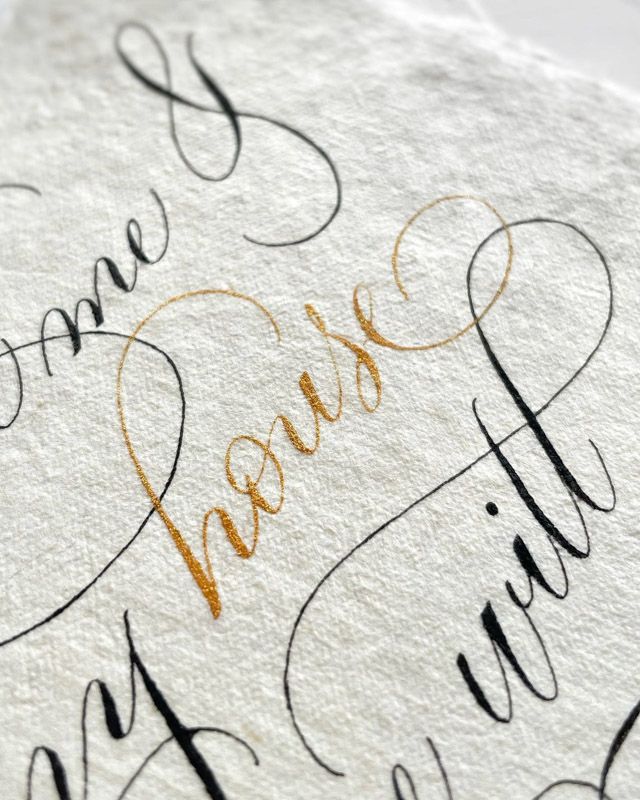 Modern Dip Pen Calligraphy with Suzanne Cunningham