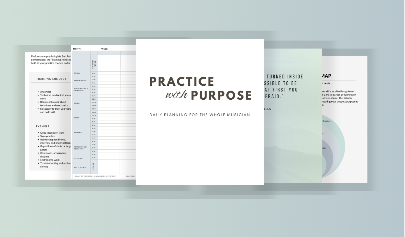 Practice with Purpose Planner
