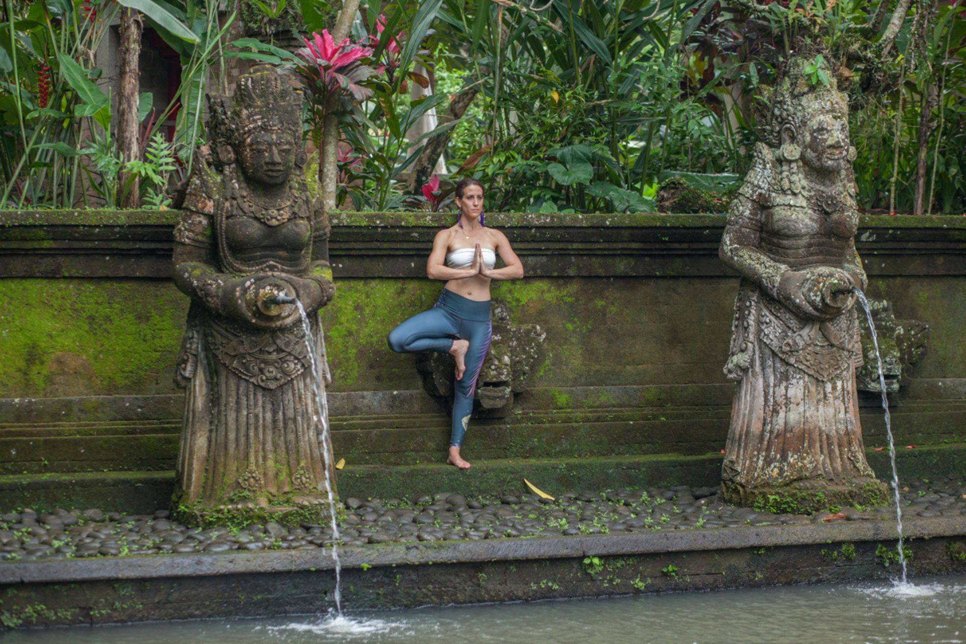 tree pose yoga - San Diego, California