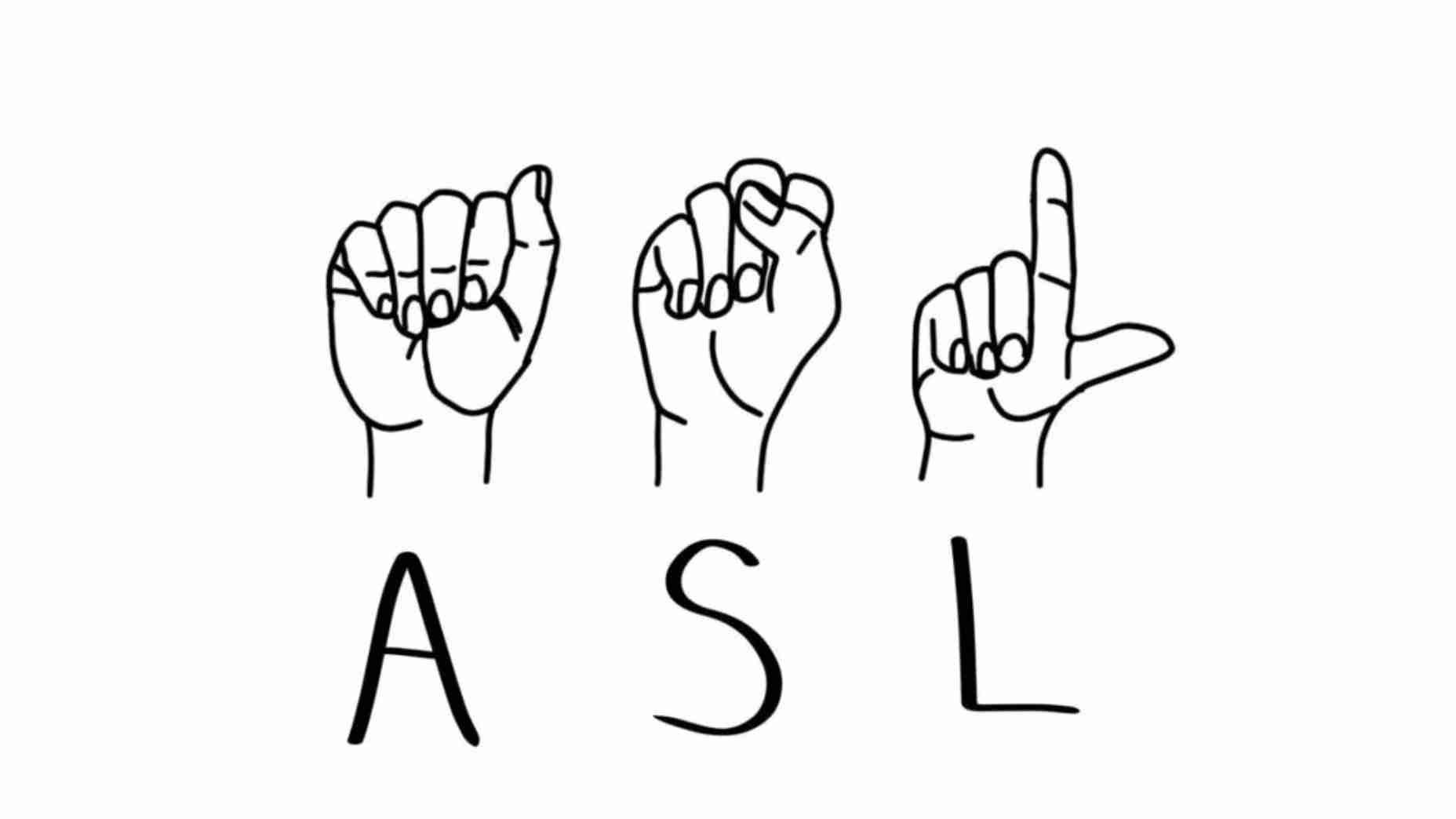 ASL hand signs