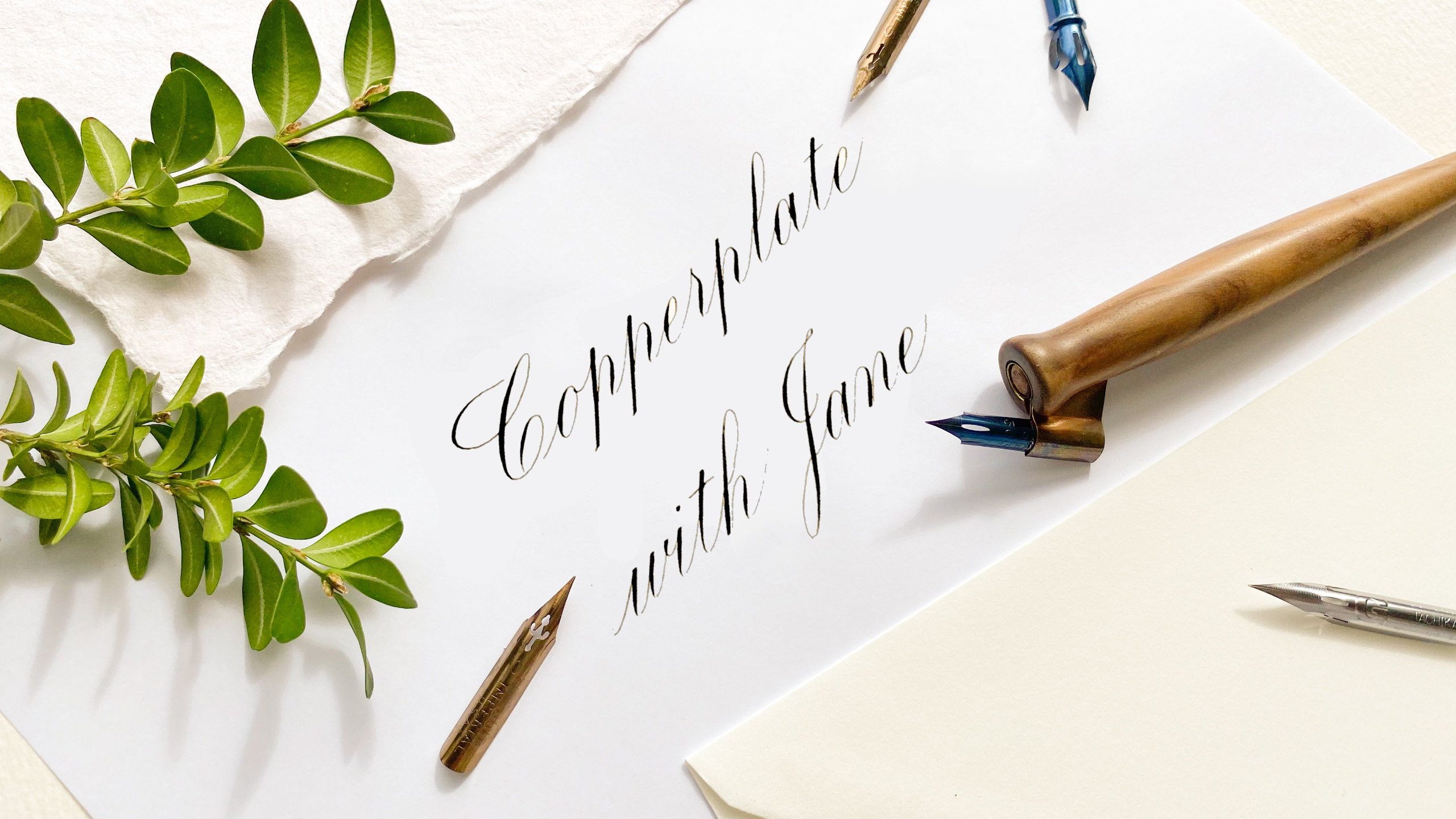 Learn Copperplate Calligraphy in this Class for Beginners