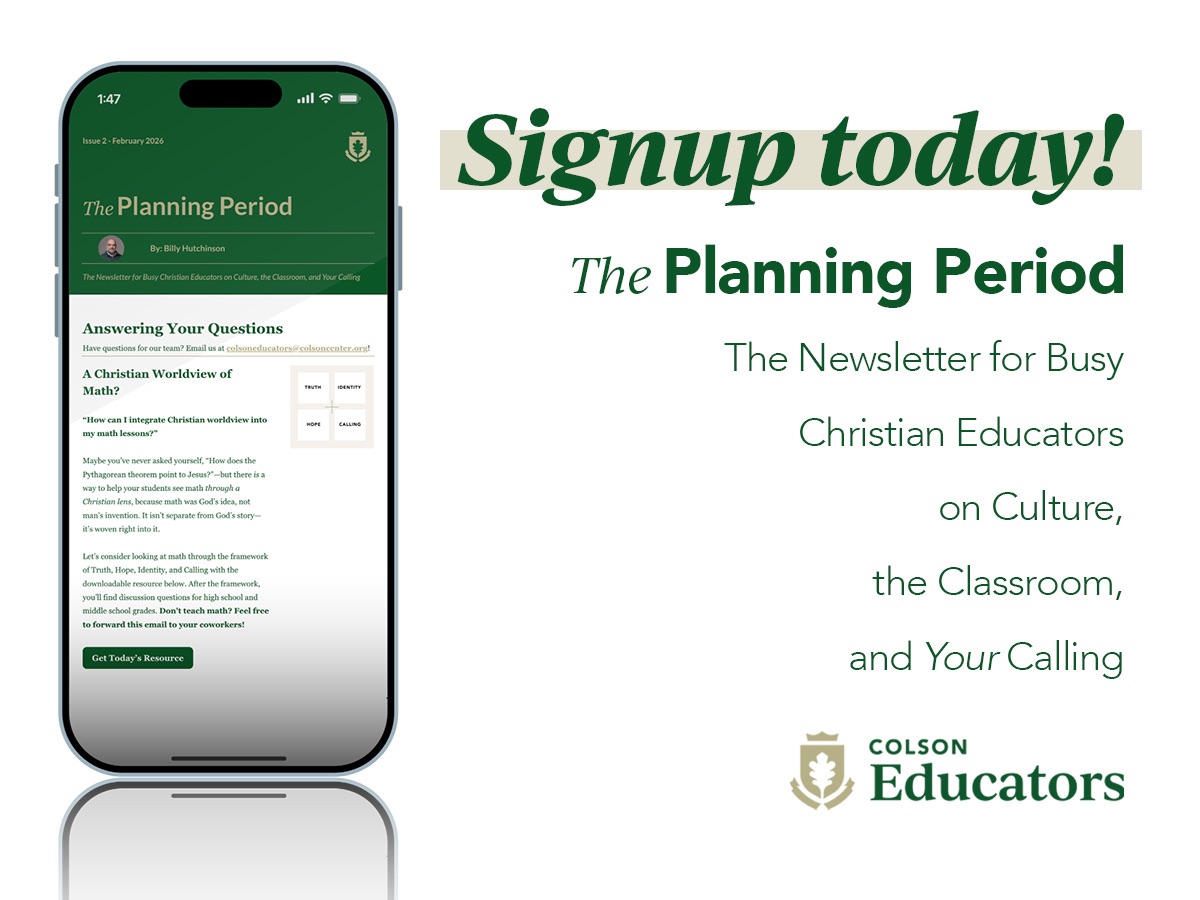 Signup for The Planning Period Newsletter