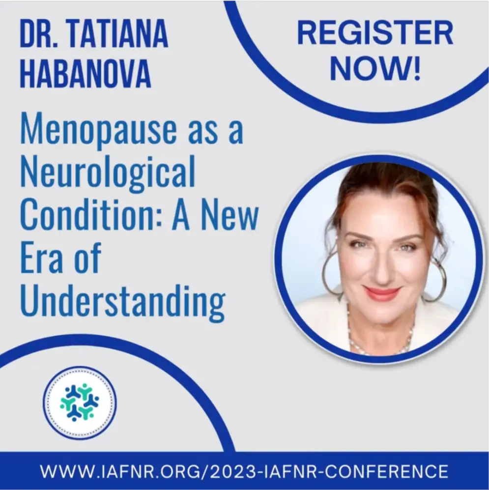 Dr. Habanova speaking at IAFNR Conference 2023