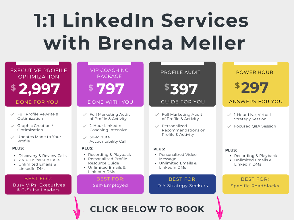1-to-1 LinkedIn Coaching and Strategy Services