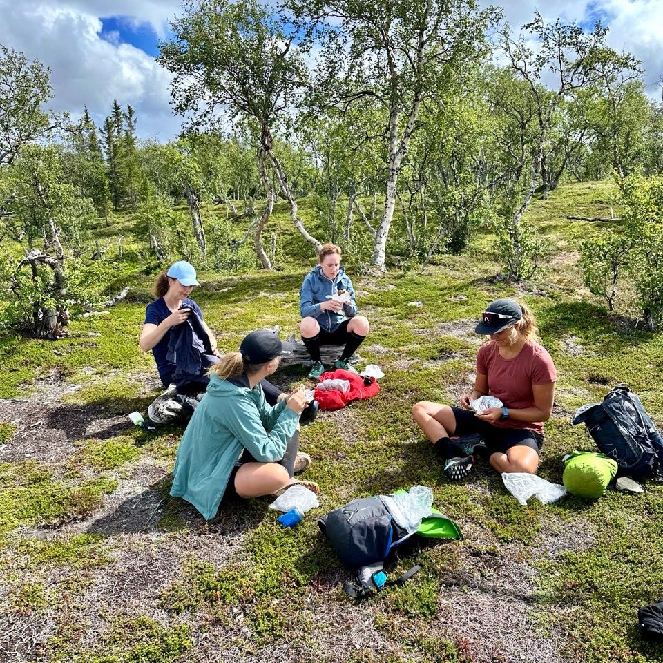 Tauko tunturissa eväiden kanssa