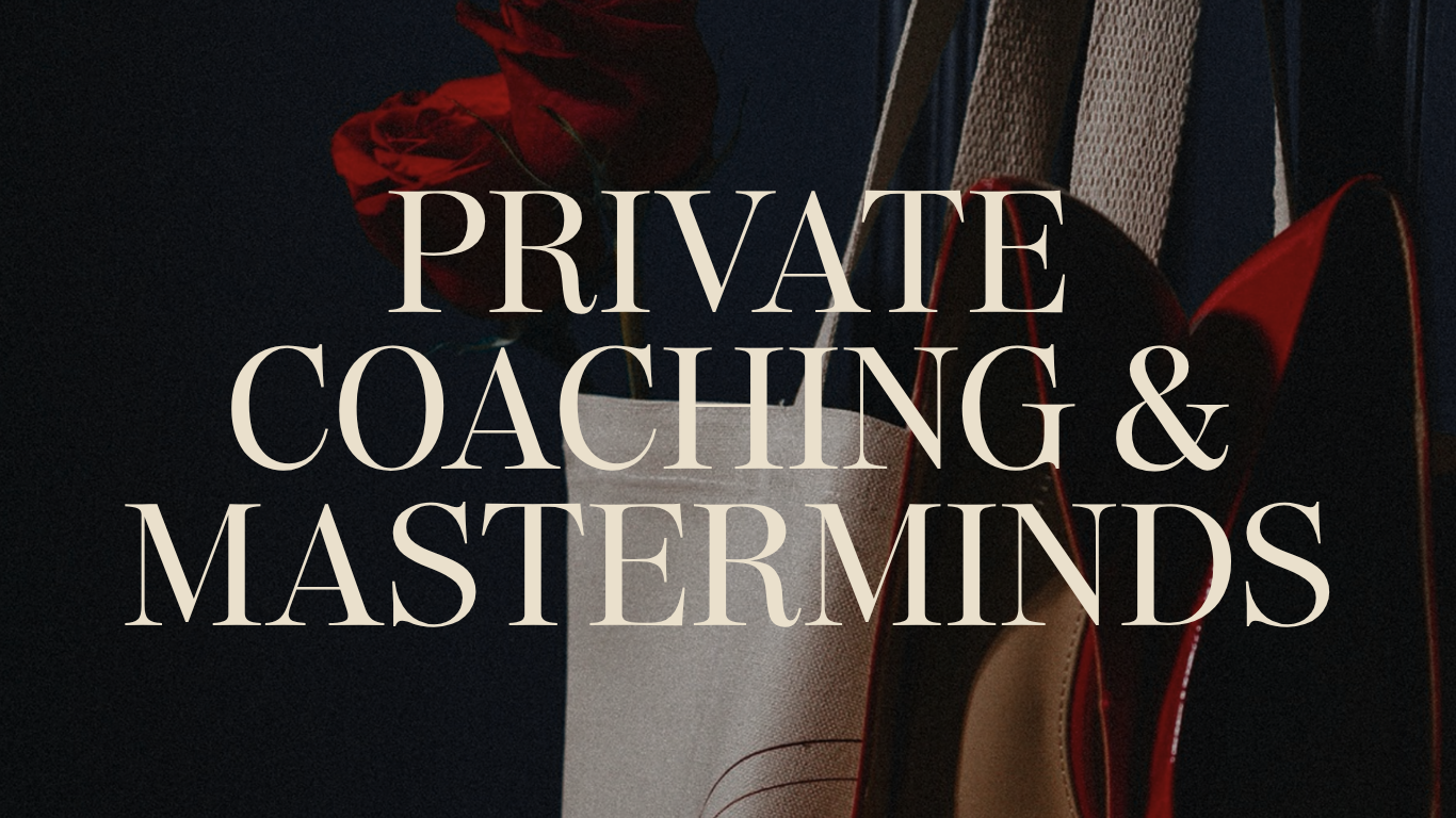 7 Figure Power 12 month leadership mastermind where you build your $1M identity & set yourself up for a 7 figure business