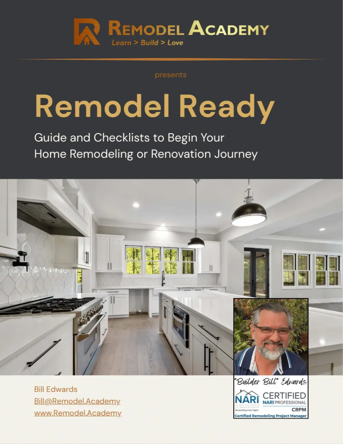 Remodel Ready Guide and Checklists to Begin Your Home Remodeling or Renovation Journey