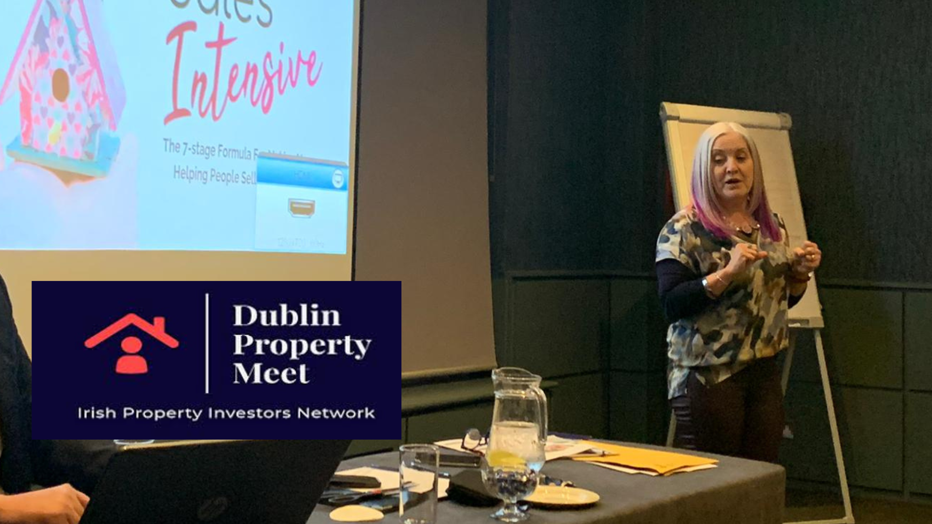 Trish McGirr speaking at Dublin Property Network about Assisted Sales and Repossessions