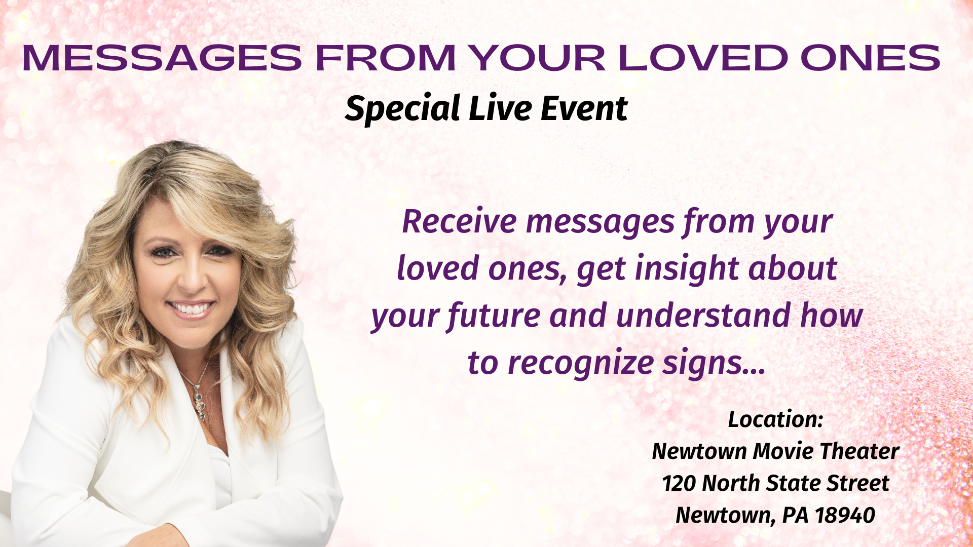 Danielle Schwartz Psychic Medium Live Group Reading Event