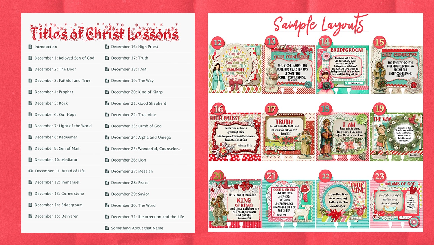 Bible Journal Classes