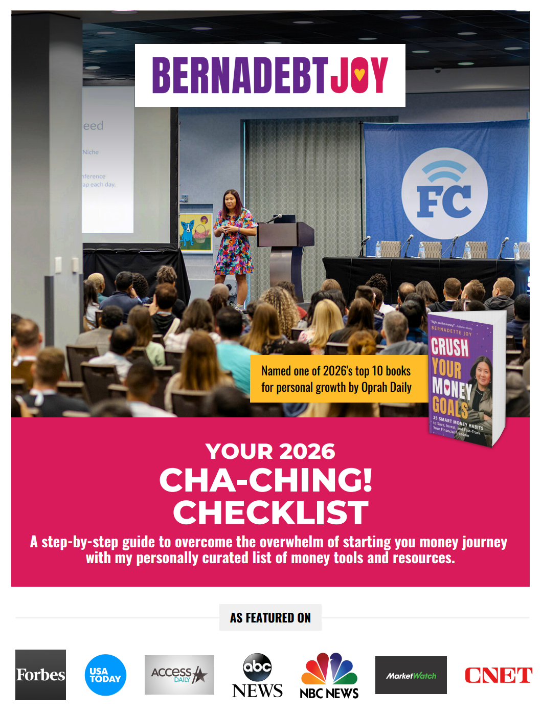 Picture of the cover of the 2025 Cha-Ching Checklist