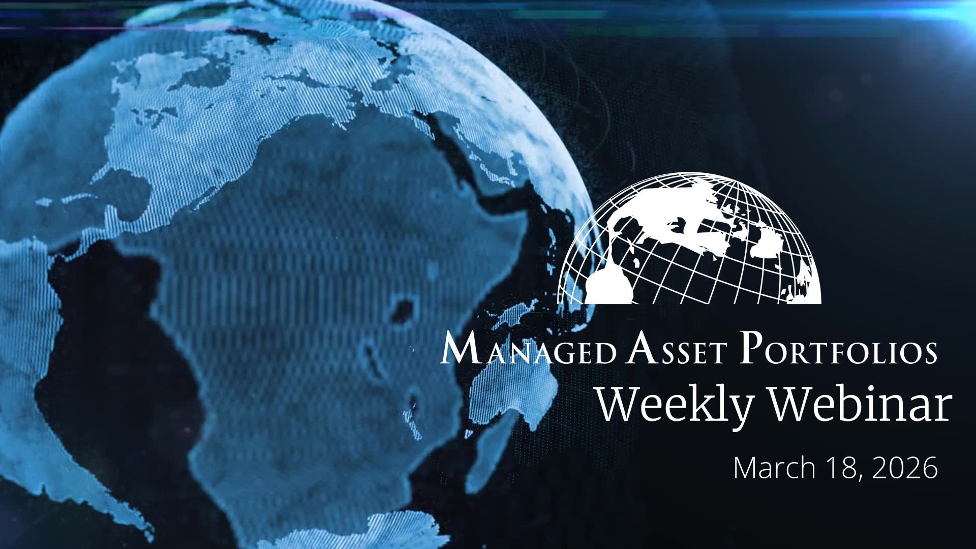 Webinar recording hosted by MAP's President & Chief Investment Officer Michael Dzialio