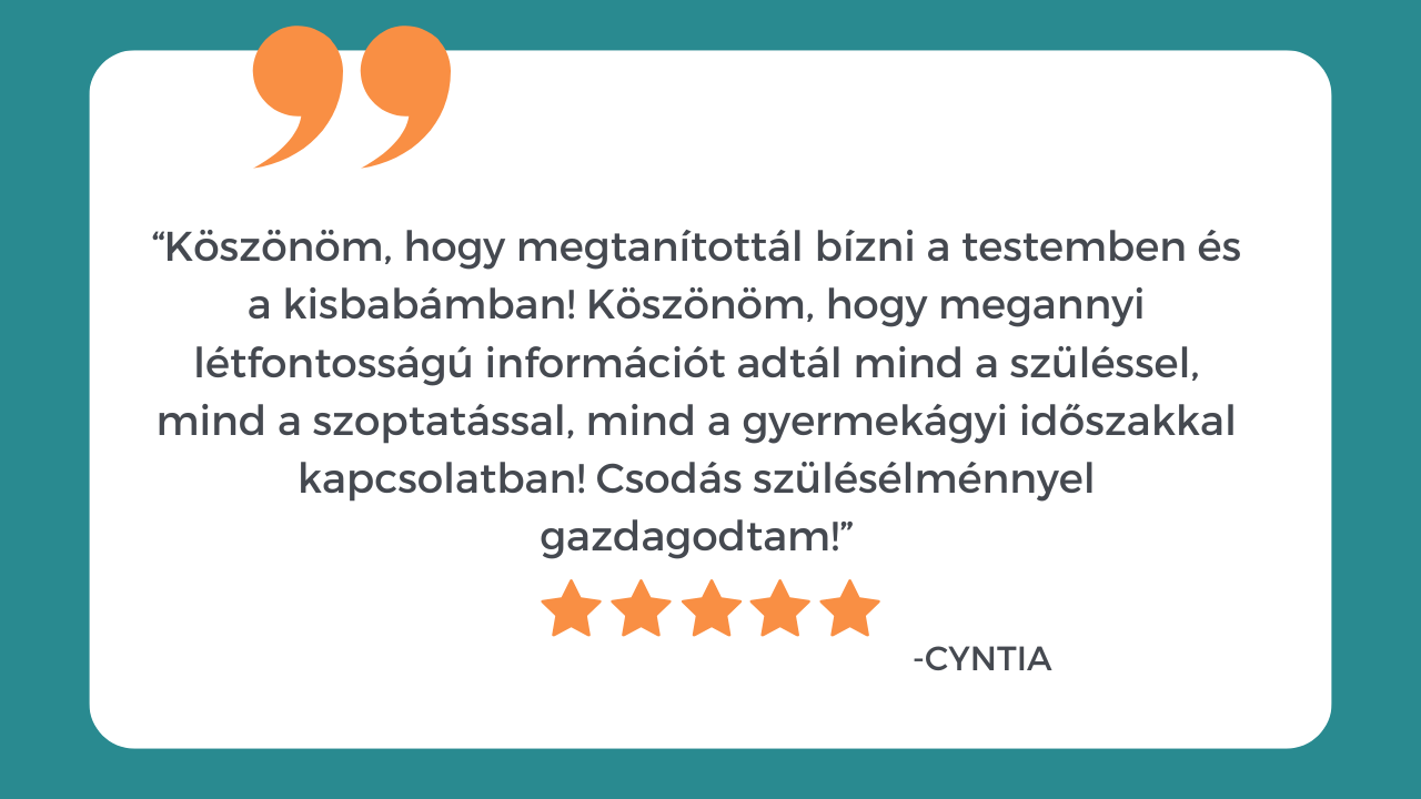 szülésfelkészítő tanfolyam vélemény