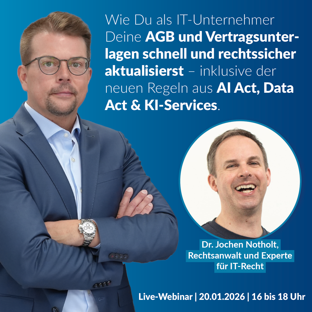 Melde Dich jetzt für unser kostenloses Webinar an