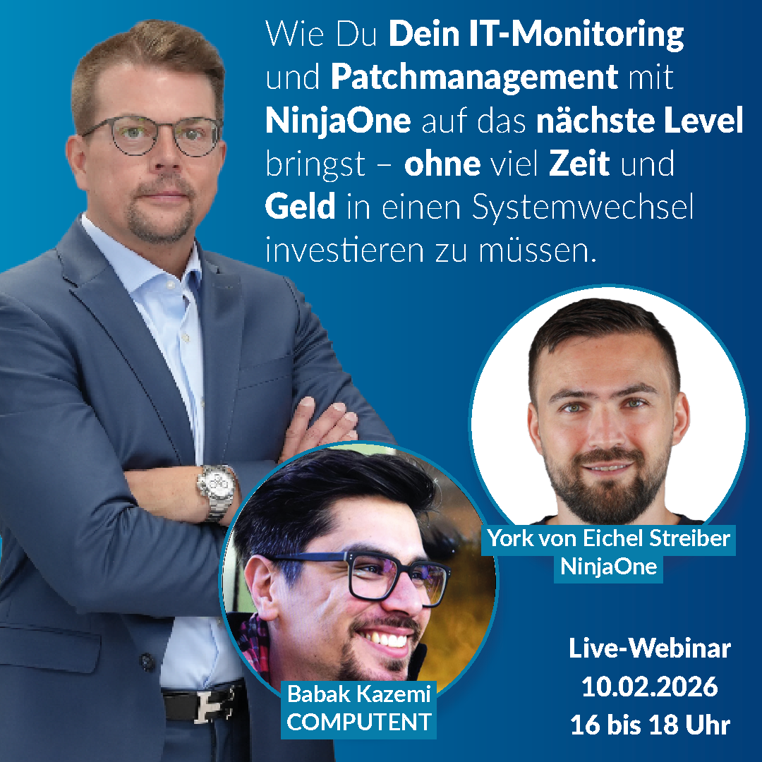 Melde Dich jetzt für unser kostenloses Webinar an