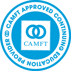California Association of Marriage and Family Therapists logo CEPA approval continuing education LMFTS, LCSWs, LPCCs, and LEPs