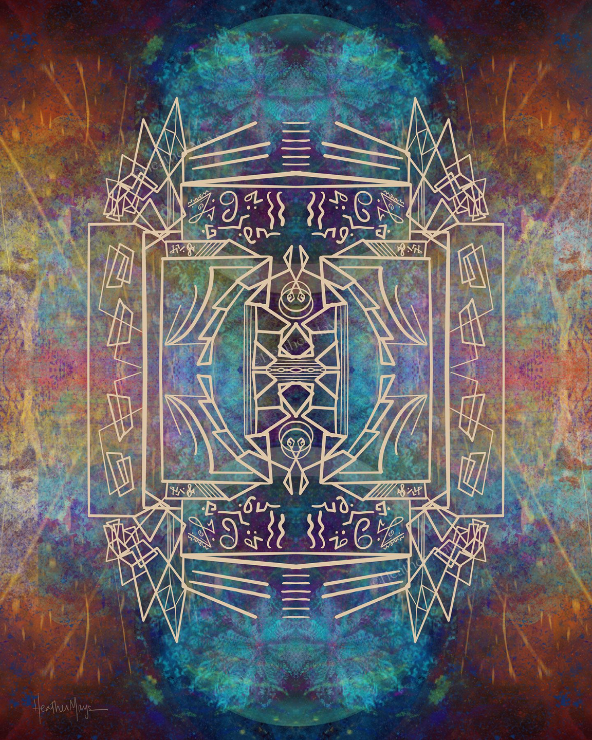 digital geometrical art