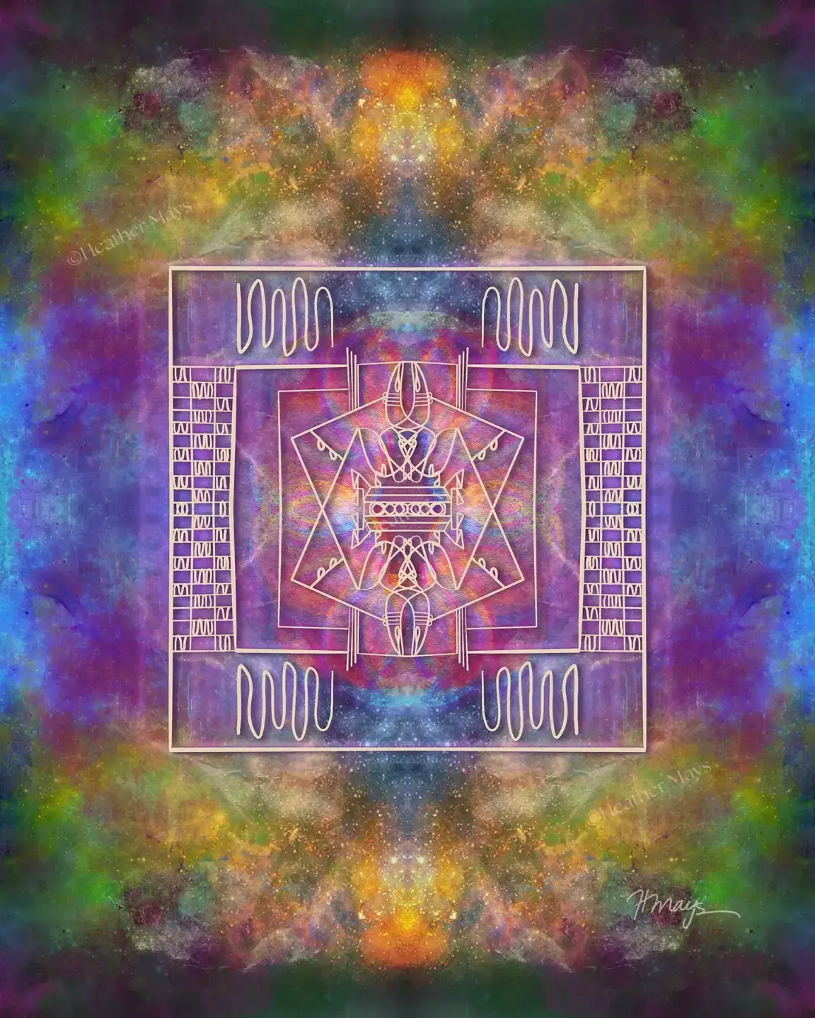 digital geometrical art intuitive art channeled art