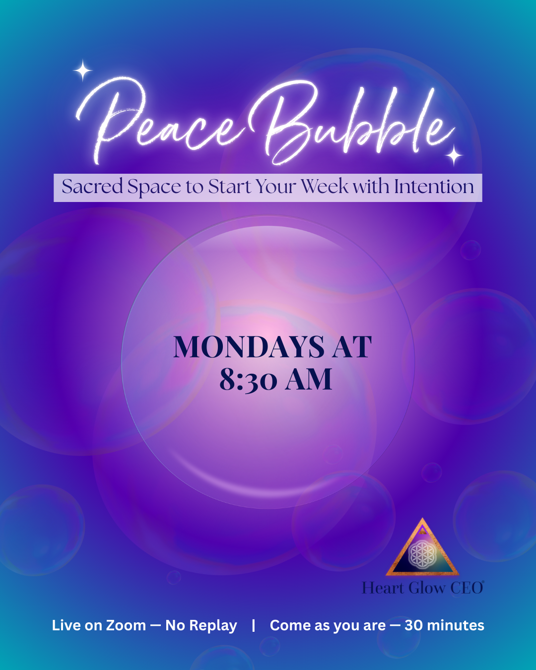 The Peace Bubble Weekly Connection Point