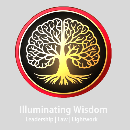 Illuminating Wisdom logo — Leadership, Law, Lightwork