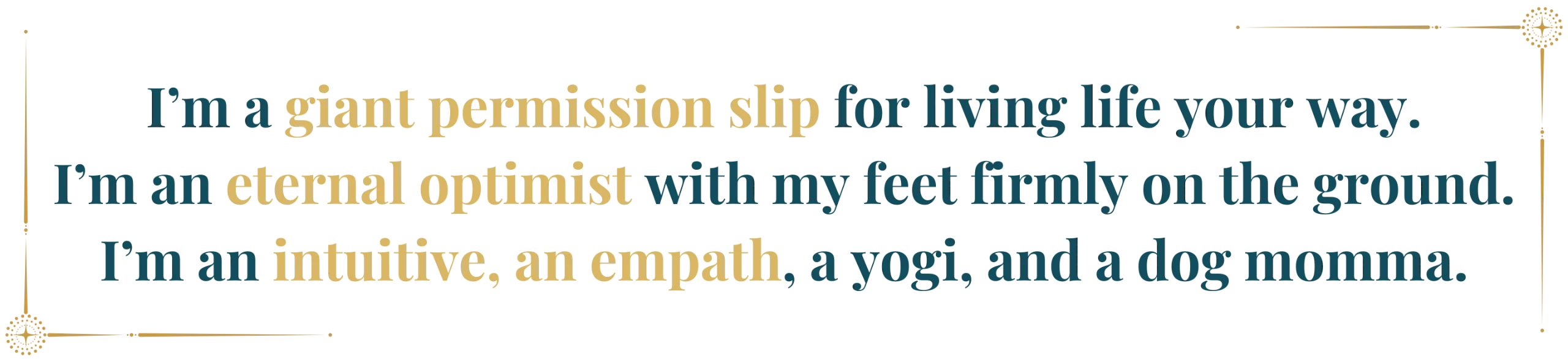 Andrea Tessier on herself