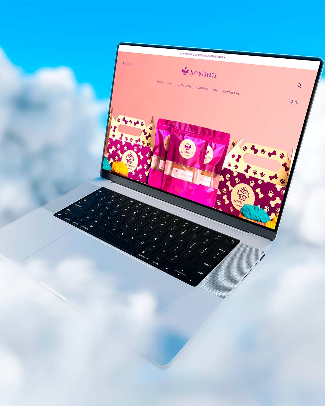 Libretas color azul, marca femenina, marca inspiracional, Logotipo color azul