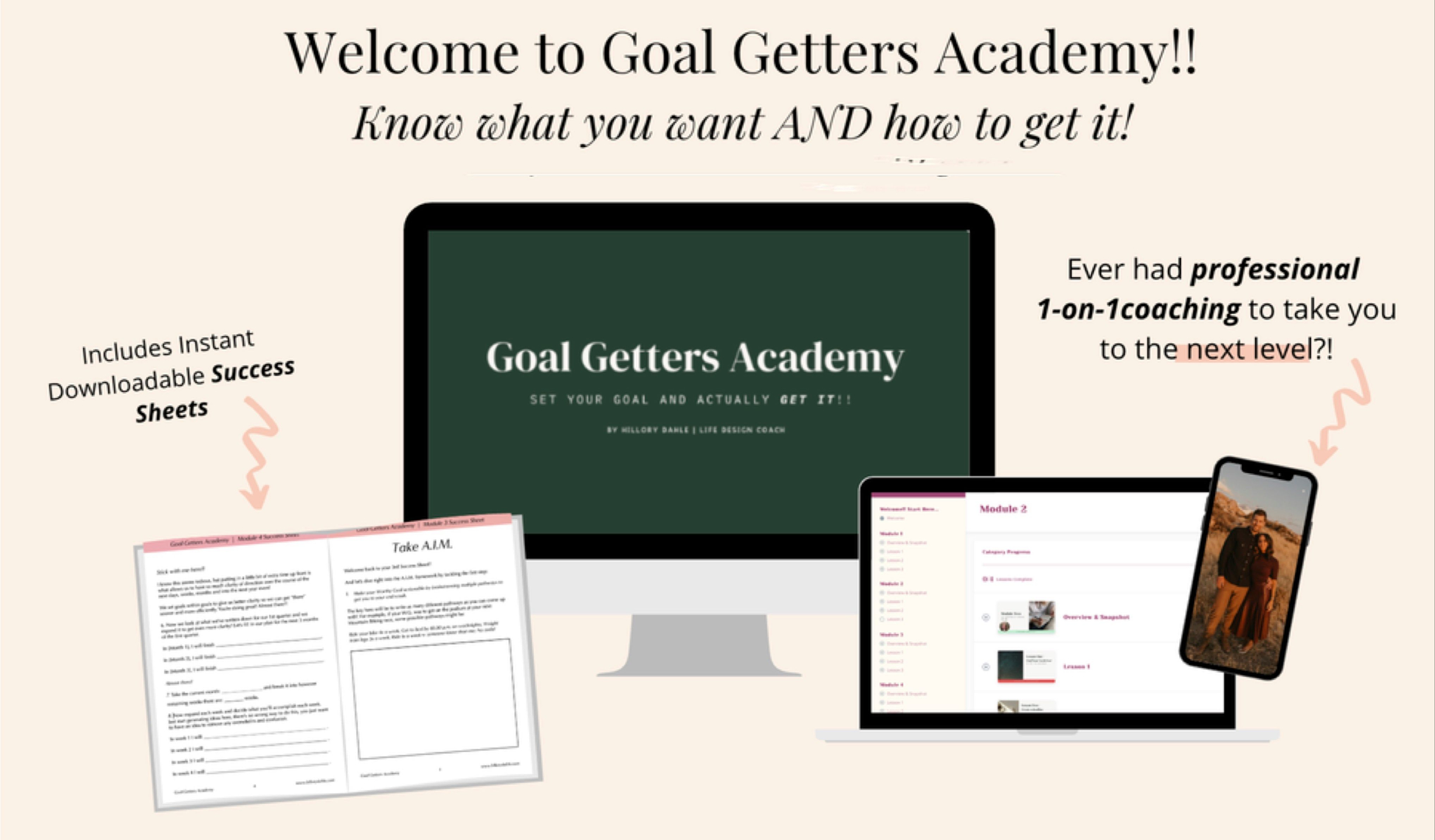 Goal Getter's Academy by Hillory Dahle
