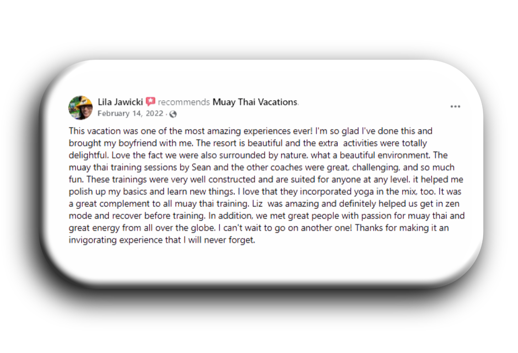 Testimonial