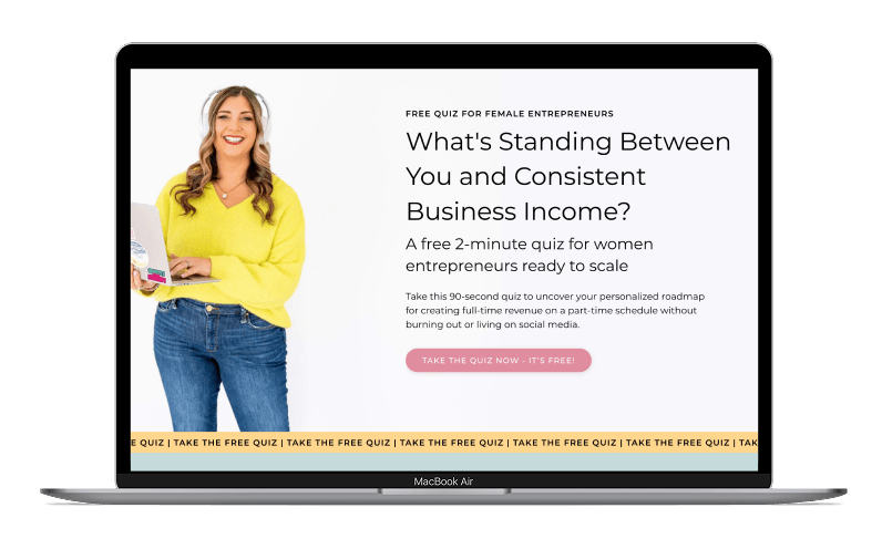 Take the 2-minute business quiz