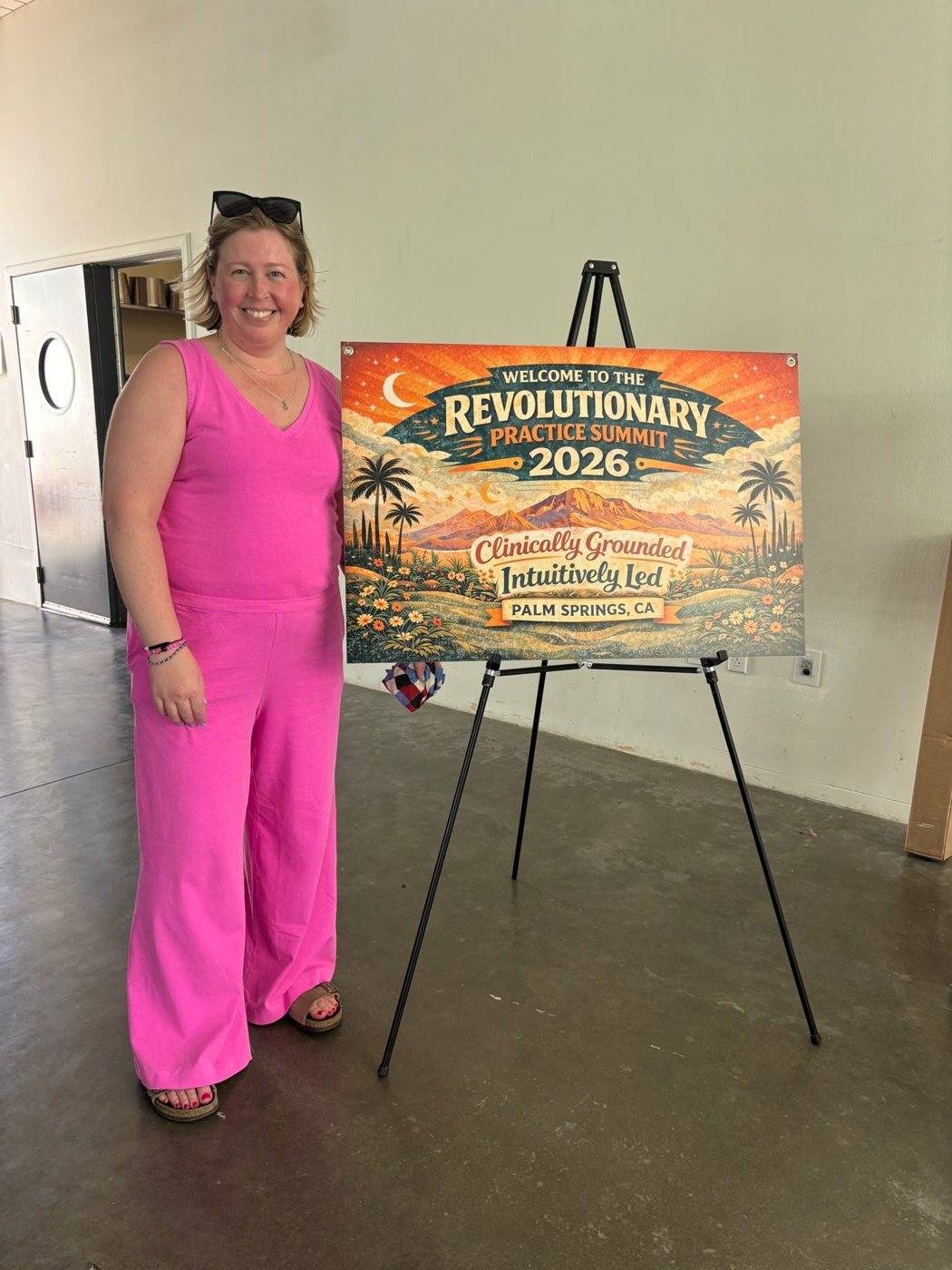 Becca Gerlach, burnout and unmasking speaker, at the Revolutionary Practice Summit 2026